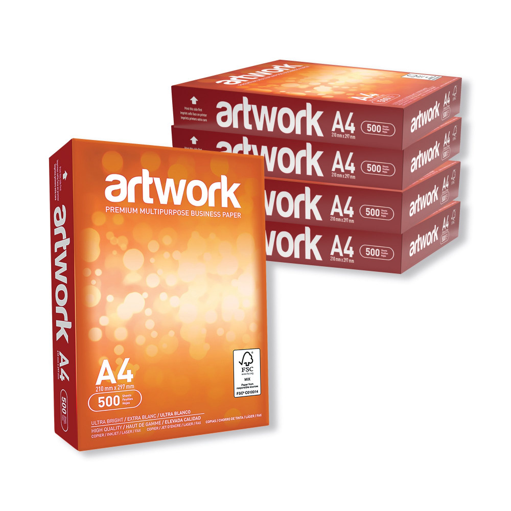 ARTWORK A4 PAPER 75GSM PACK 5 REAMS