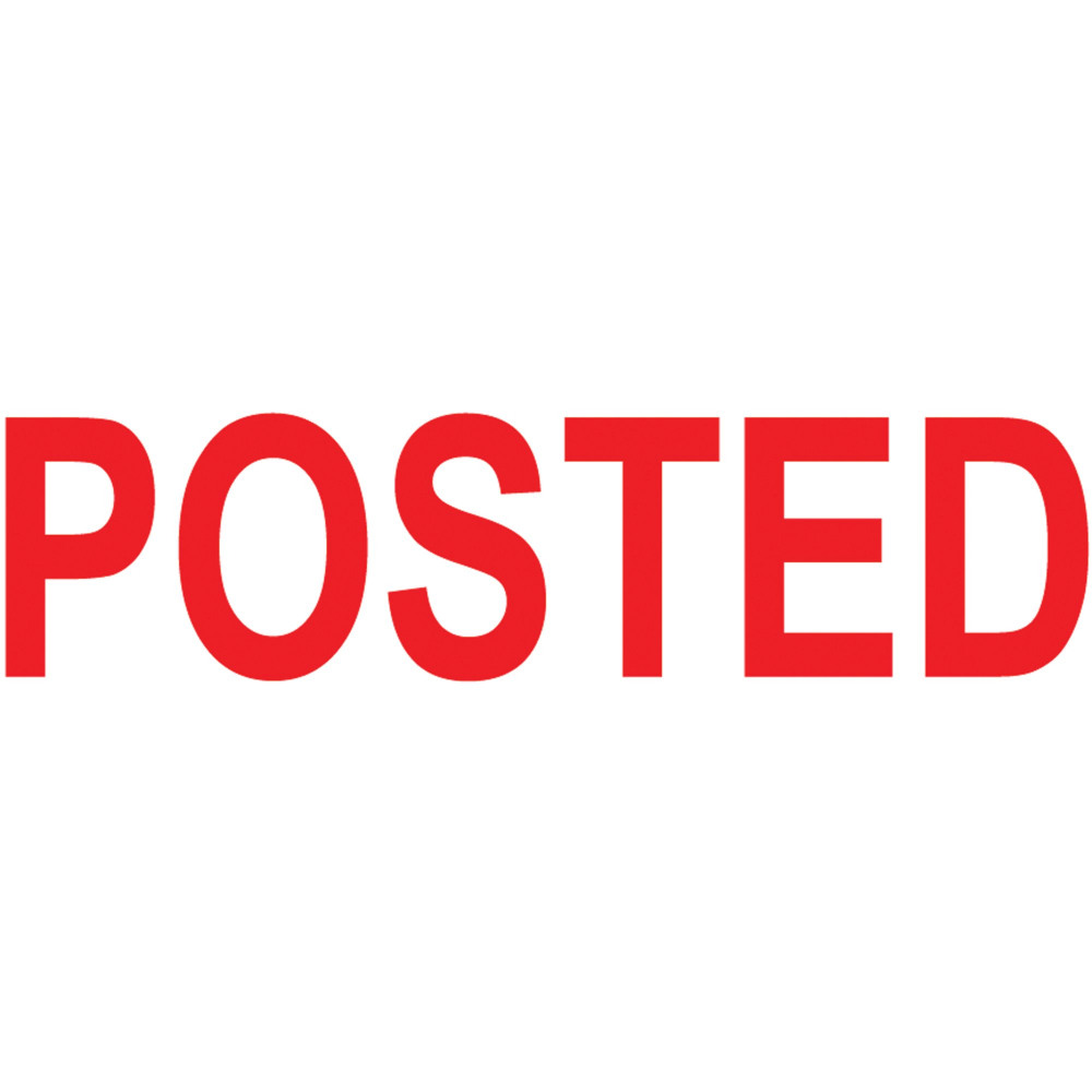 COLOP WORD STAMP GREEN LINE POSTED