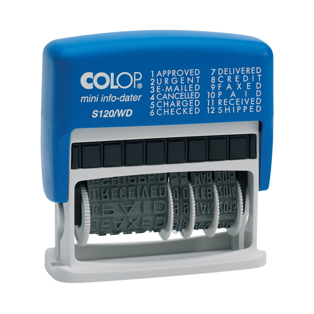 COLOP S120/WD DIAL A PHRASE DATER