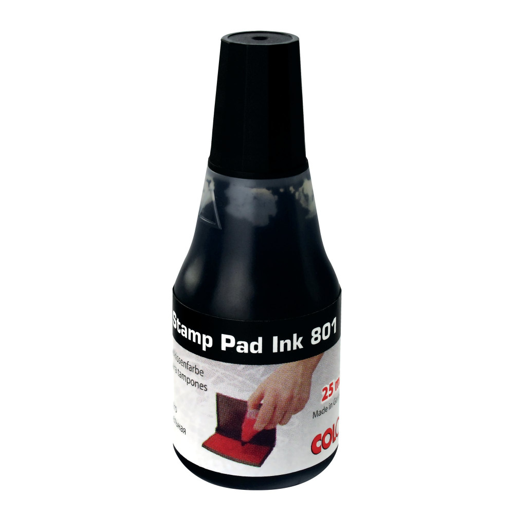 COLOP 801 STAMP PAD INK 25ML BLACK