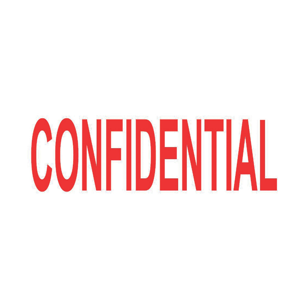 COLOP STAMP GREEN LINE CONFIDENTIAL