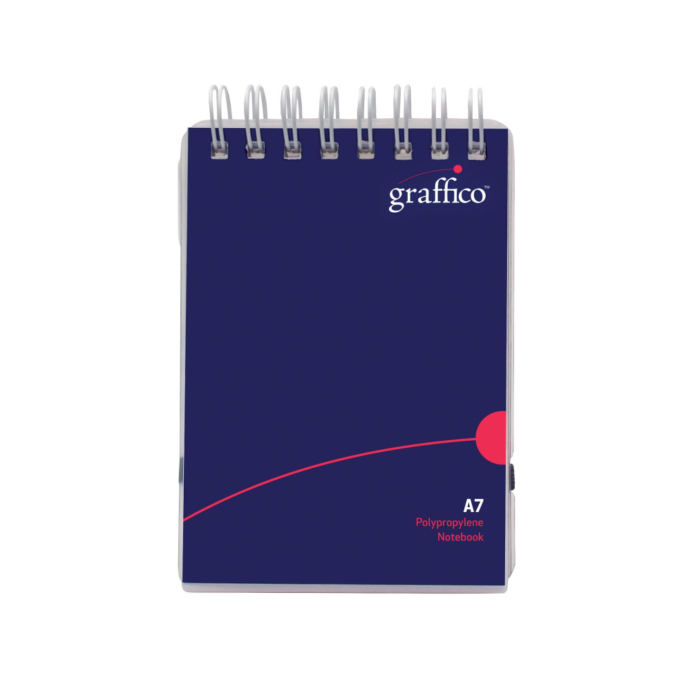 GRAFFICO PP WIREBND NOTEPAD A7 140P