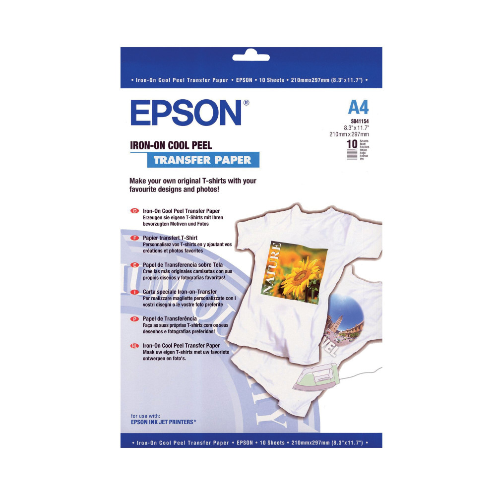 EPSON IRON-ON T-SHIRT TRANSFER PK10