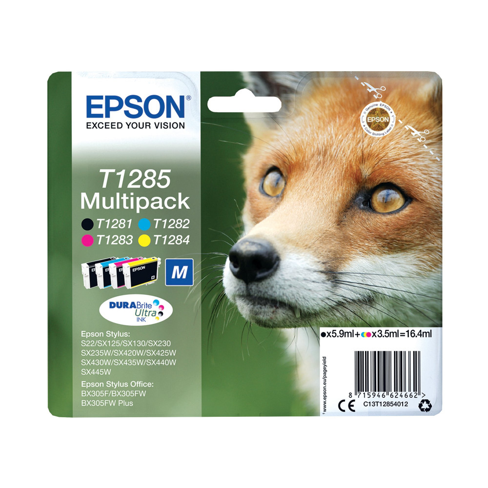 EPSON T1285 INK DURABRITE ULT CMYK