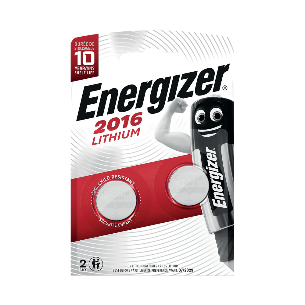 ENERGIZER LITHIUM BATTERY P2 CR2016