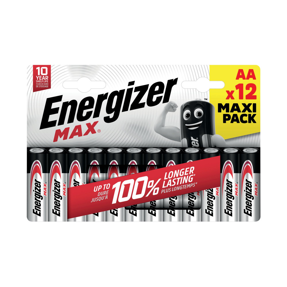 ENERGIZER MAX AA BATTERY PK12