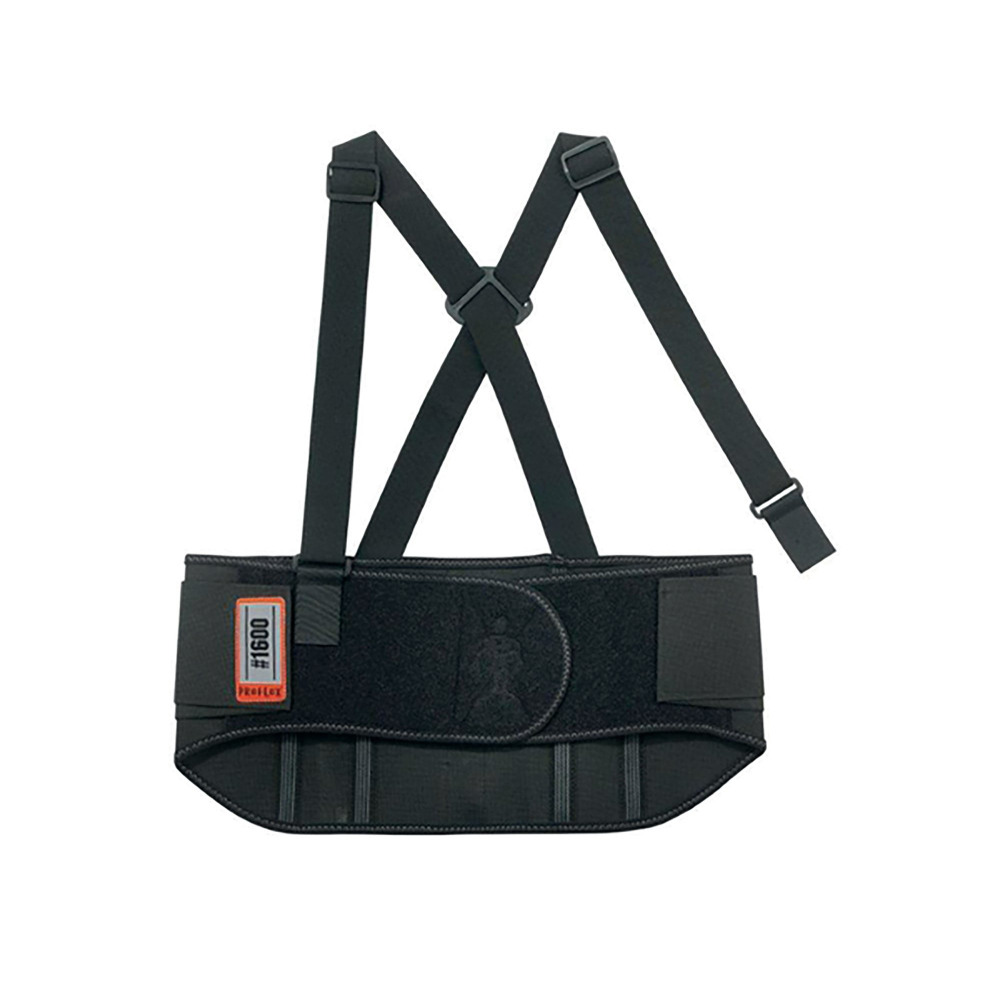 STANDARD ELASTIC BACK SUPP BLACK XL
