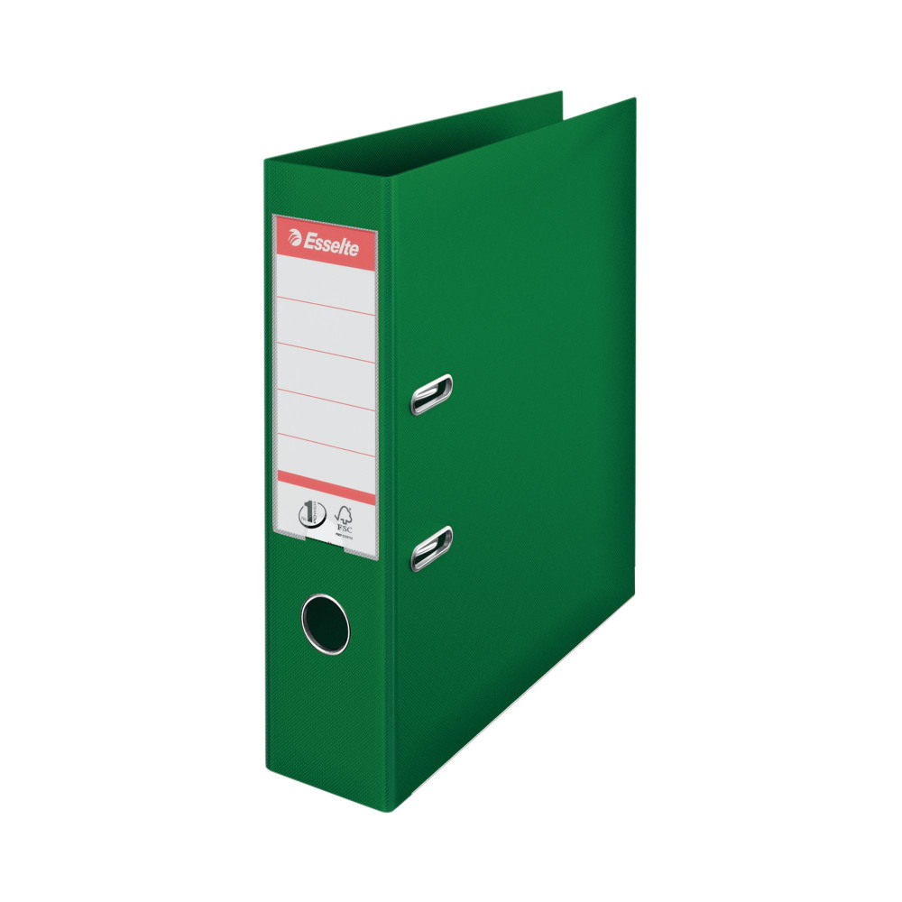 ESSELTE NO 1 L/ARCH 75MM A4 GRN PK10