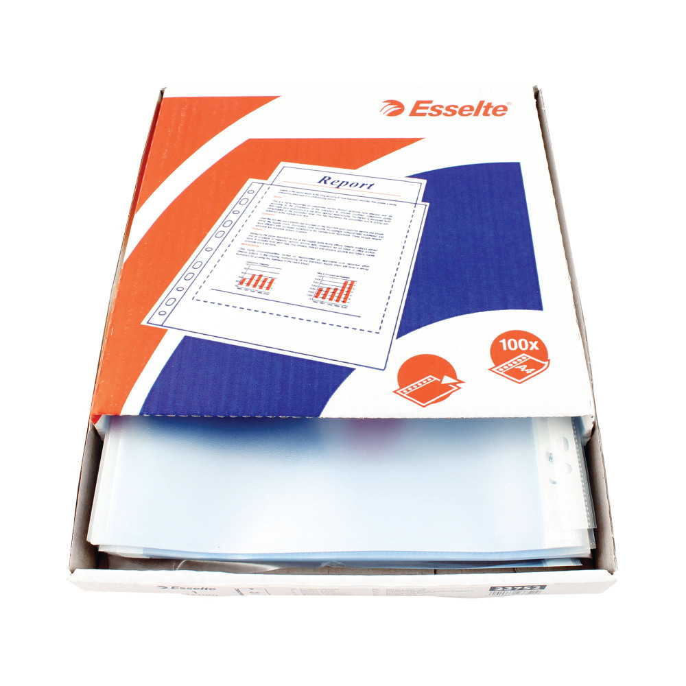 ESSELTE POCKET TOP OPEN A4 PK100