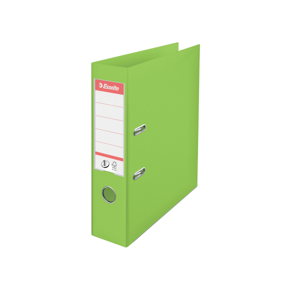 ESSELTE 75MM LACH FILE A4 GREEN PK10