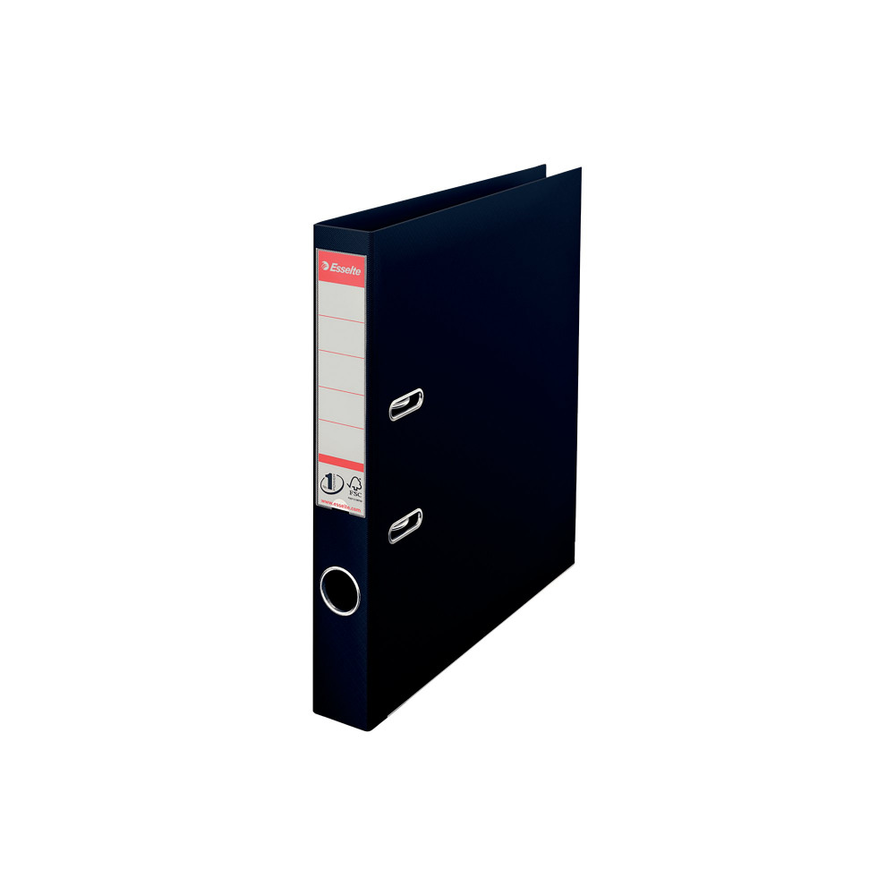 ESSELTE 50MM LACH FILE A4 BLACK PK10