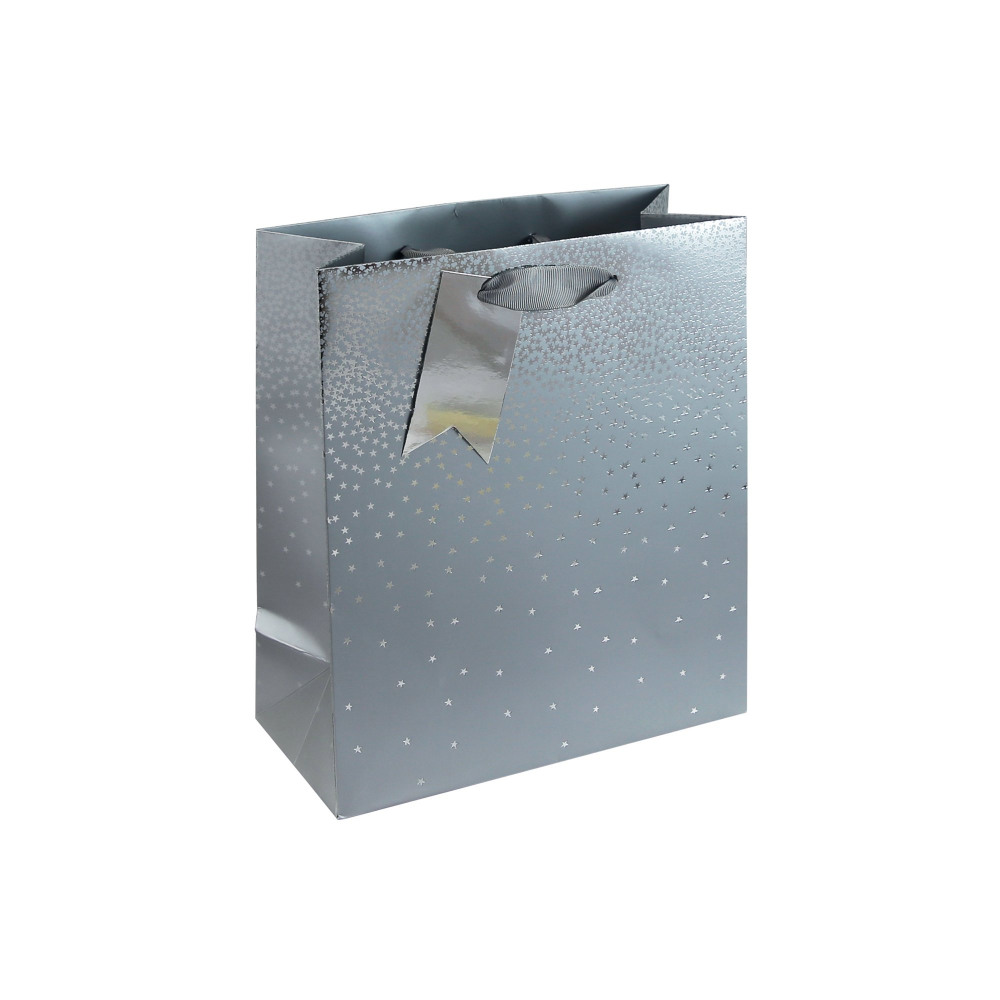 EUROWRAP SILVER OMBRE BAG MED PK6