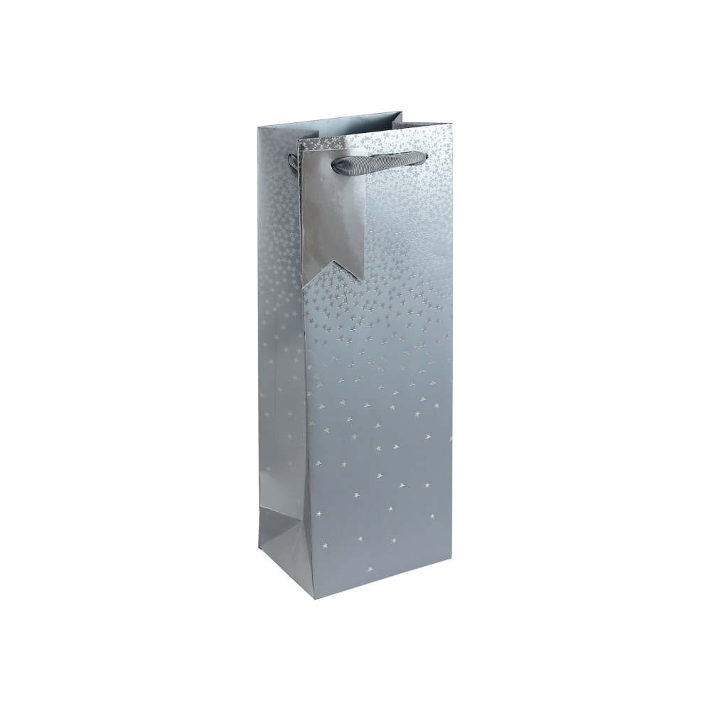 EUROWRAP SILVER OMBRE BOTTLE BAG PK6