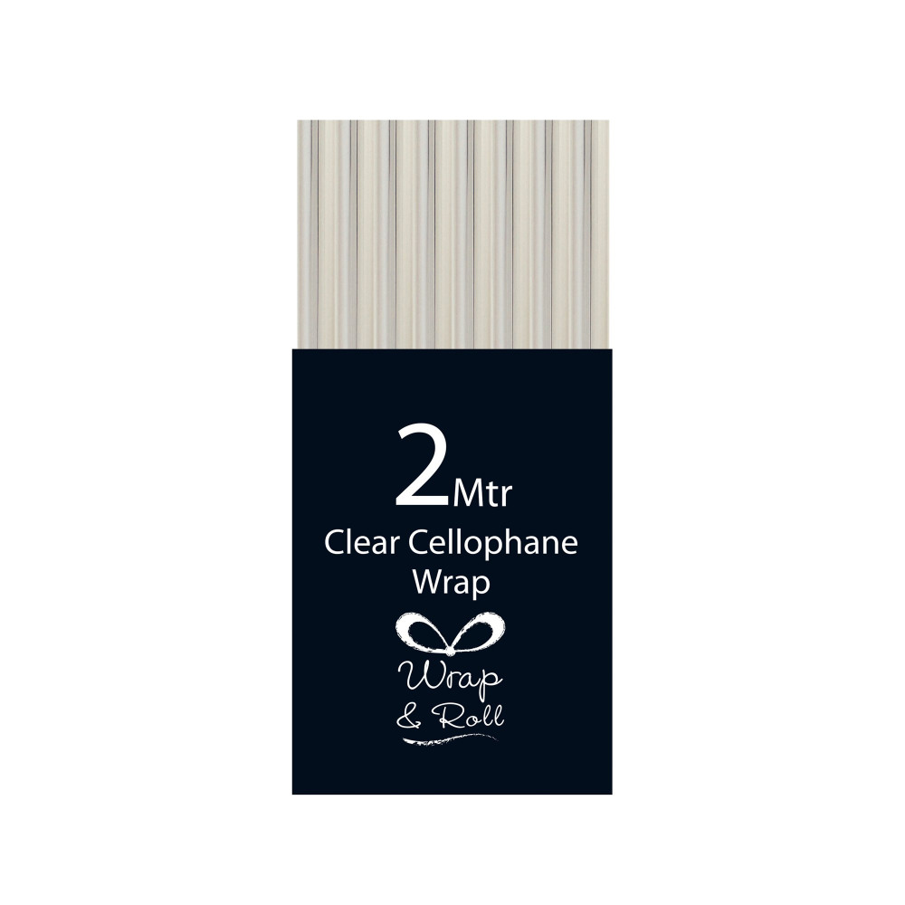 EUROWRAP CELLOPHANE ROLL 2M CLEAR