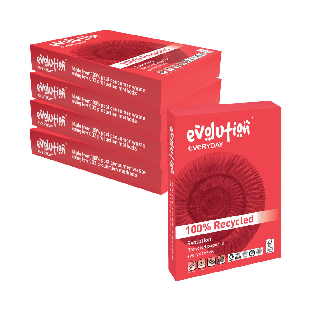 EVOLUTION EDAY PPR A4 75G WHT PK2500