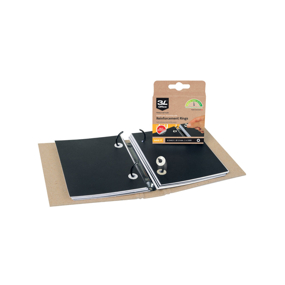 PAPER R/FORCE S/ADHESIVE RING PK1000