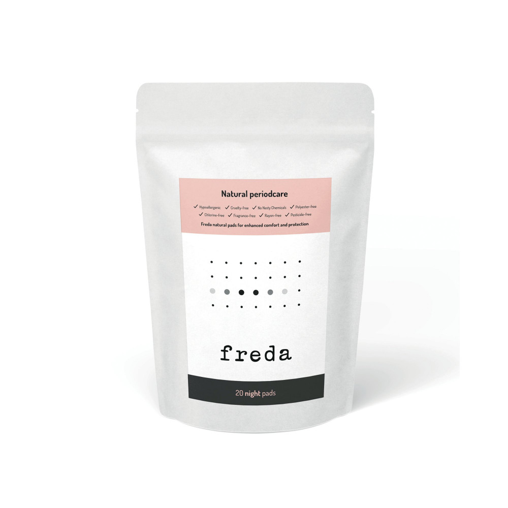 FREDA ECO NIGHT PADS W/WINGS PK20