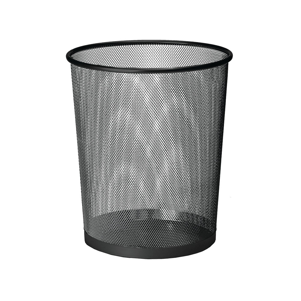 MESH WASTE BIN 20L 305X345MM BLACK