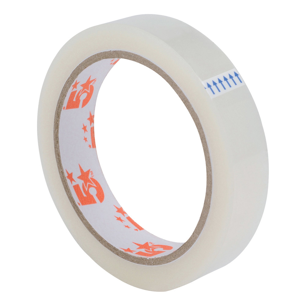CLEAR TAPE ROLL LARGE 18MMX66M PK8