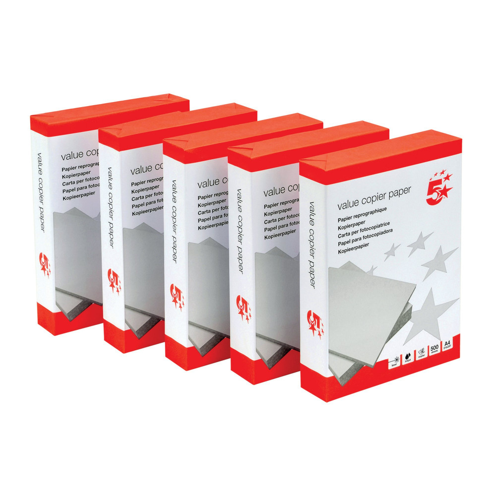 5STAR VALUE COPR PPR A4 80GSM PK2500