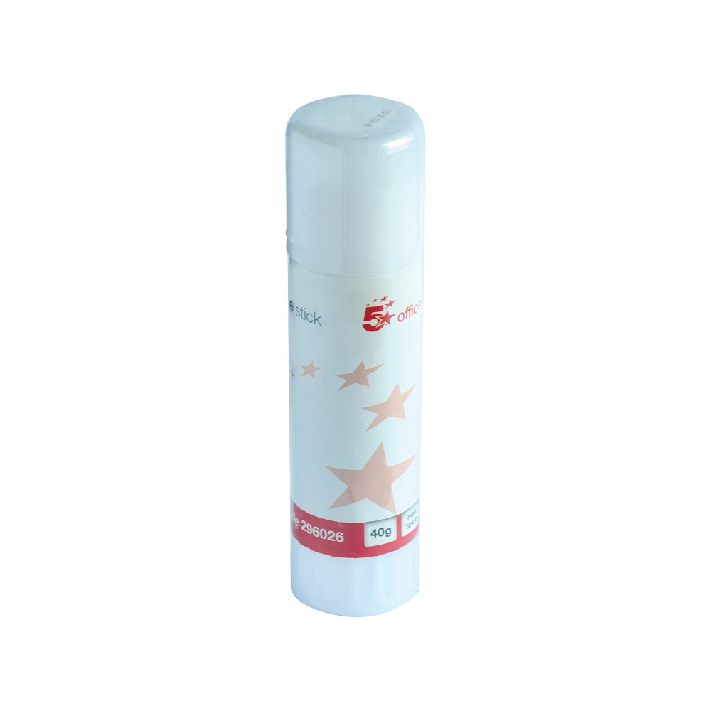 5 STAR GLUE STICK SOLID LG 40G PK15