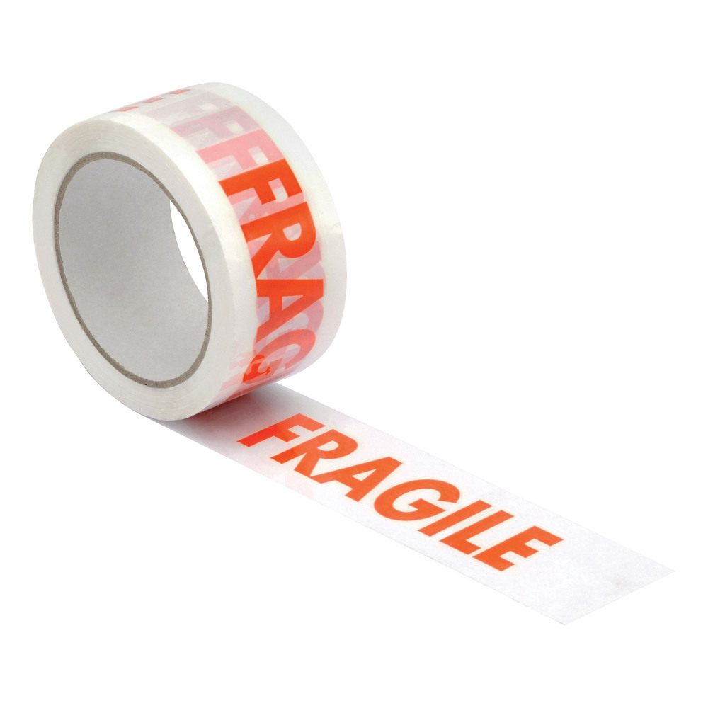 PRINTED TAPE FRAGILE 48MMX66M PK6