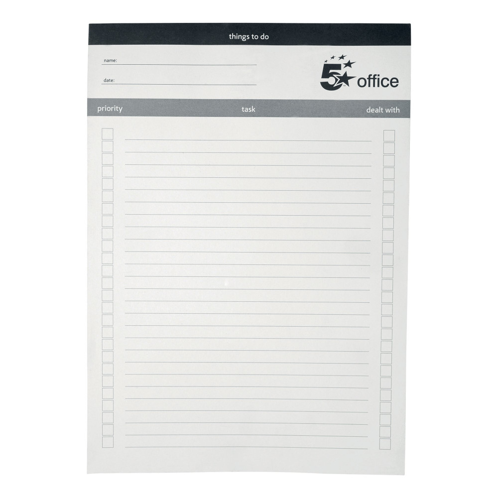 THINGS TO DO TODAY PAD A4 50PP