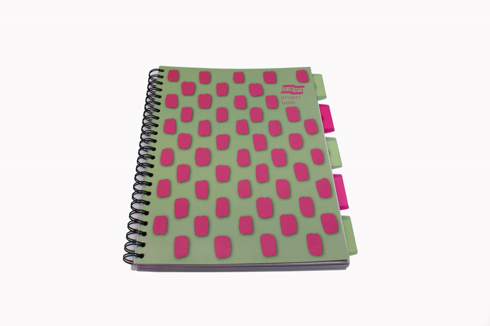 EUROPA PROJECT BOOK 200P A4 PINK PK3