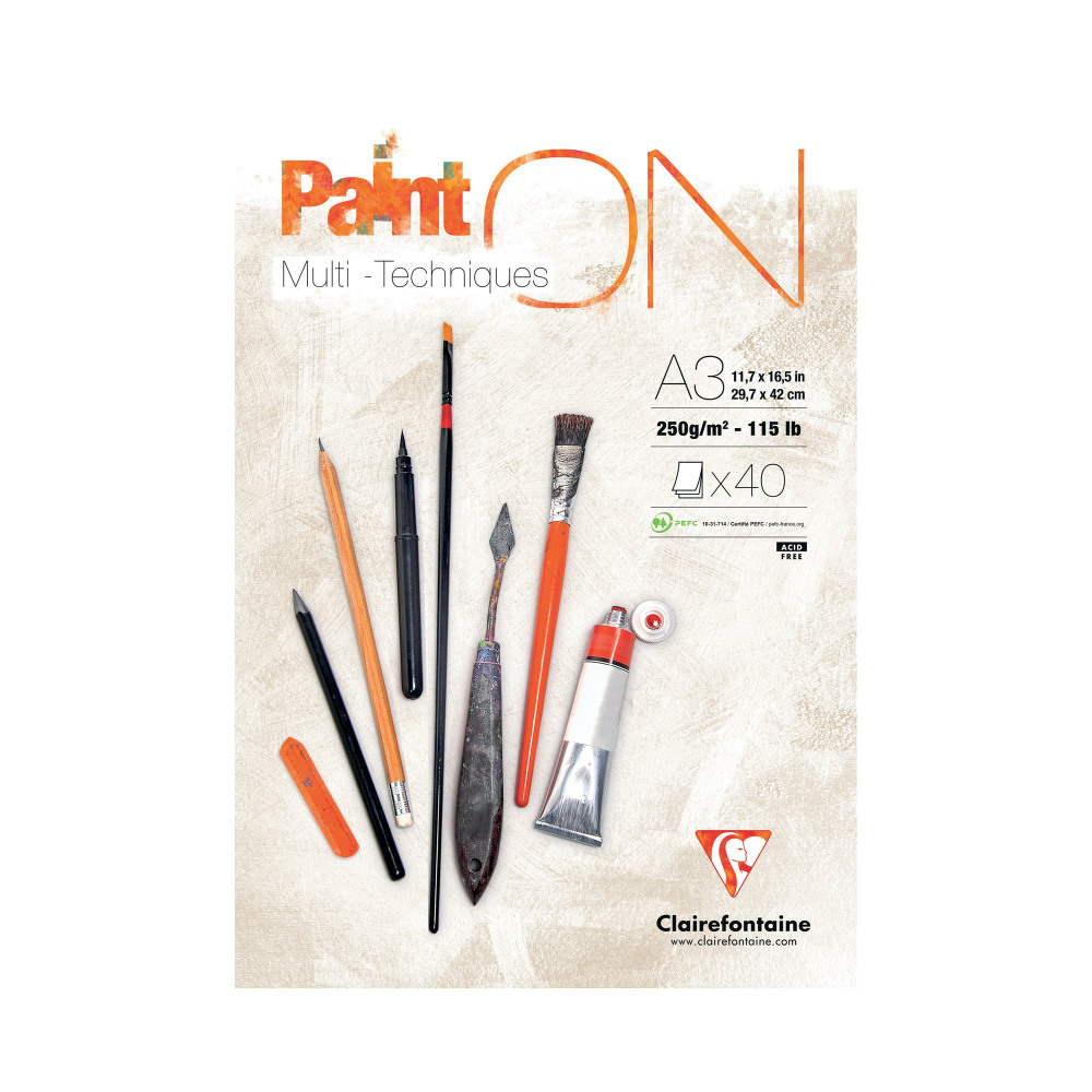 CLAIREFONTAINE PAINT ON PAD A3