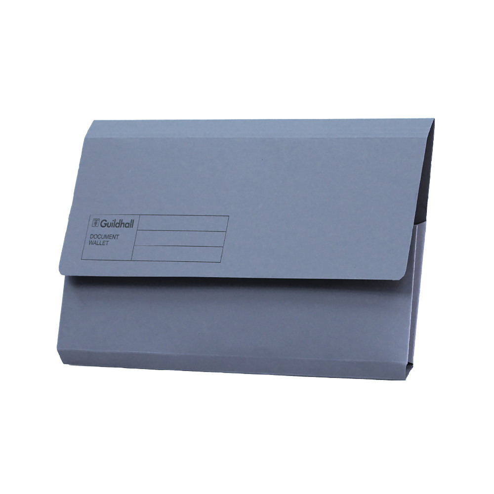 GUILDHALL DOC WLT FOOLSCAP BLUE PK50