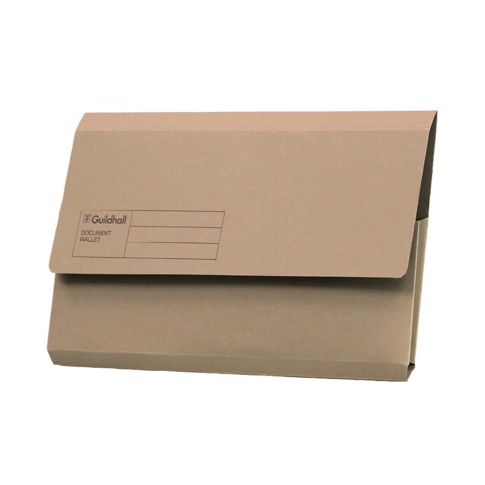 GUILDHALL DOC WLT FOOLSCAP BUFF PK50