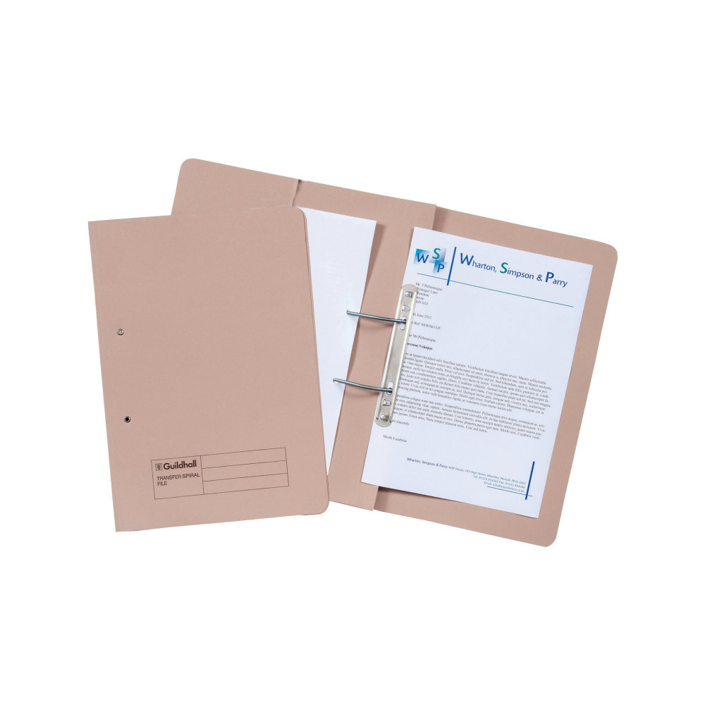 GUILDHALL HW PKT SPRL FILE BUFF PK25