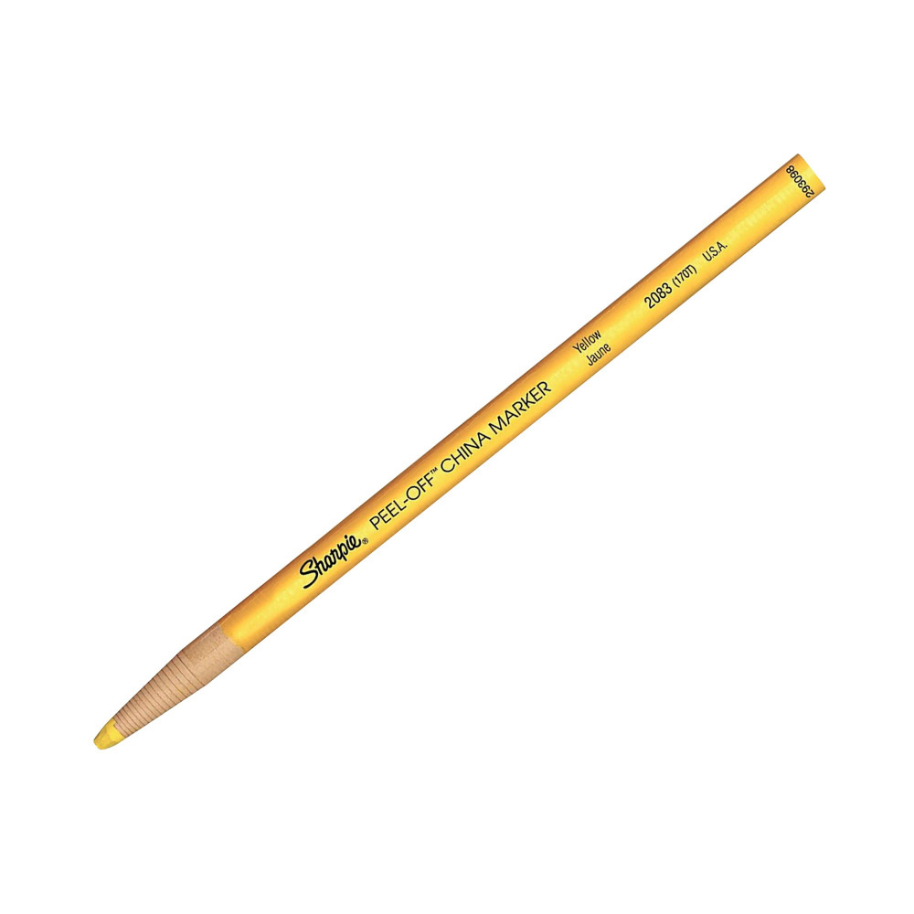SHARPIE CHINA MARKER YELLOW PK12
