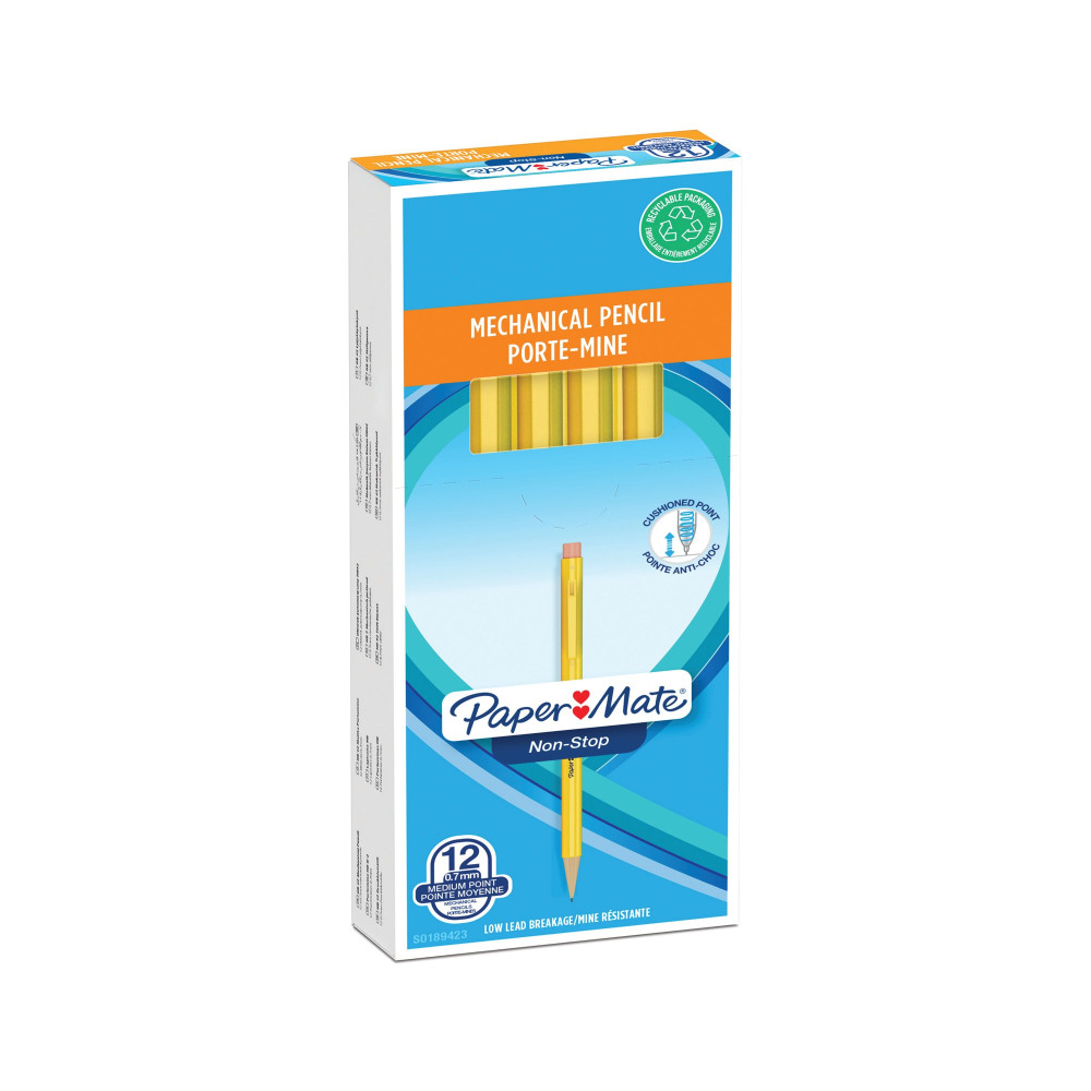 PAPERMATE NON-STOP MECHL PENCIL PK12