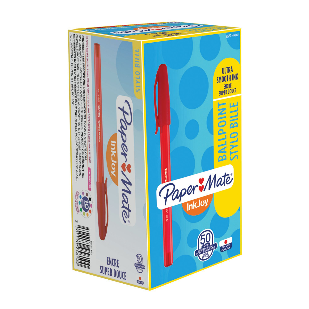 PAPERMATE INKJOY 100 RED STICK PK50