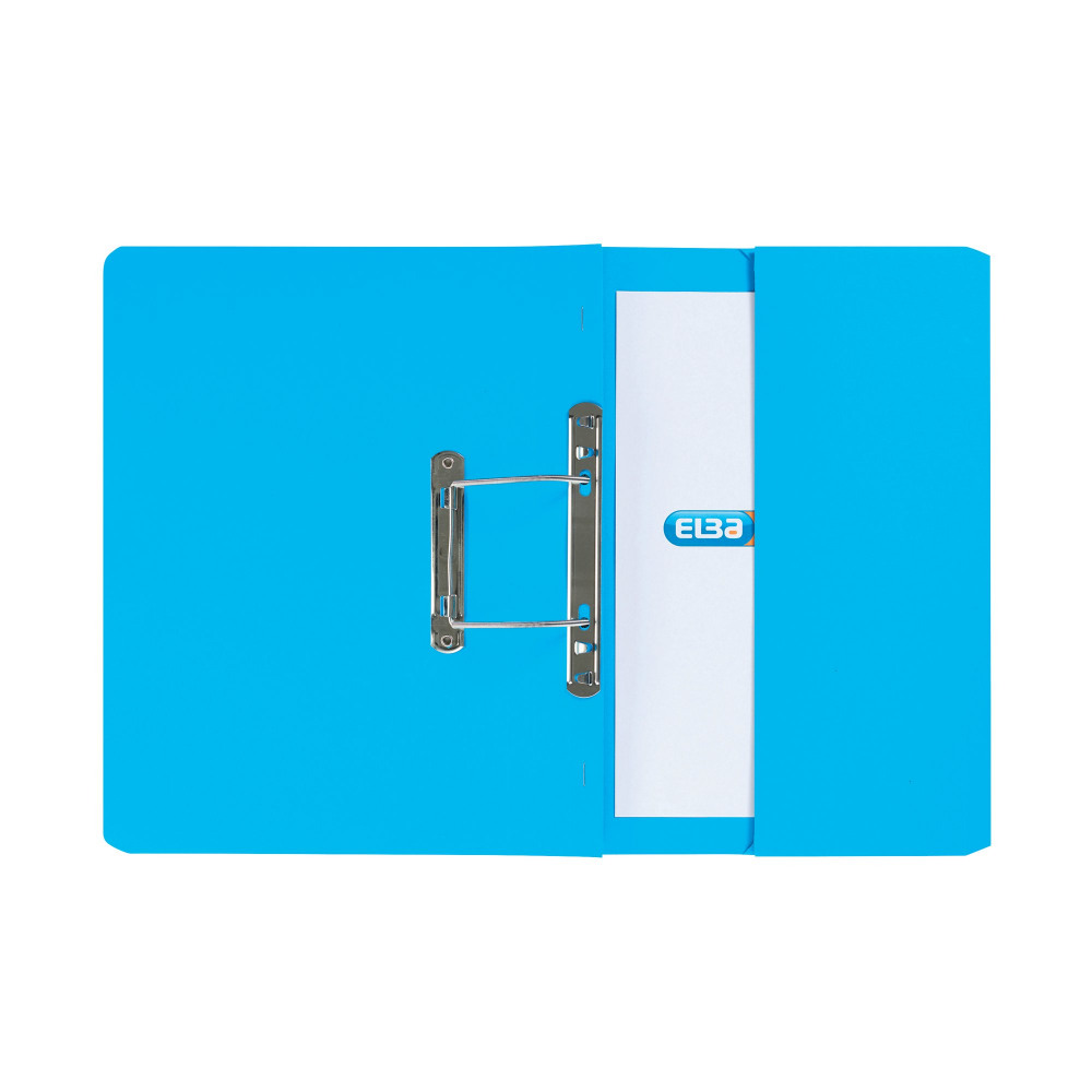 ELBA SPRING PKT FILE FC BLUE PK25