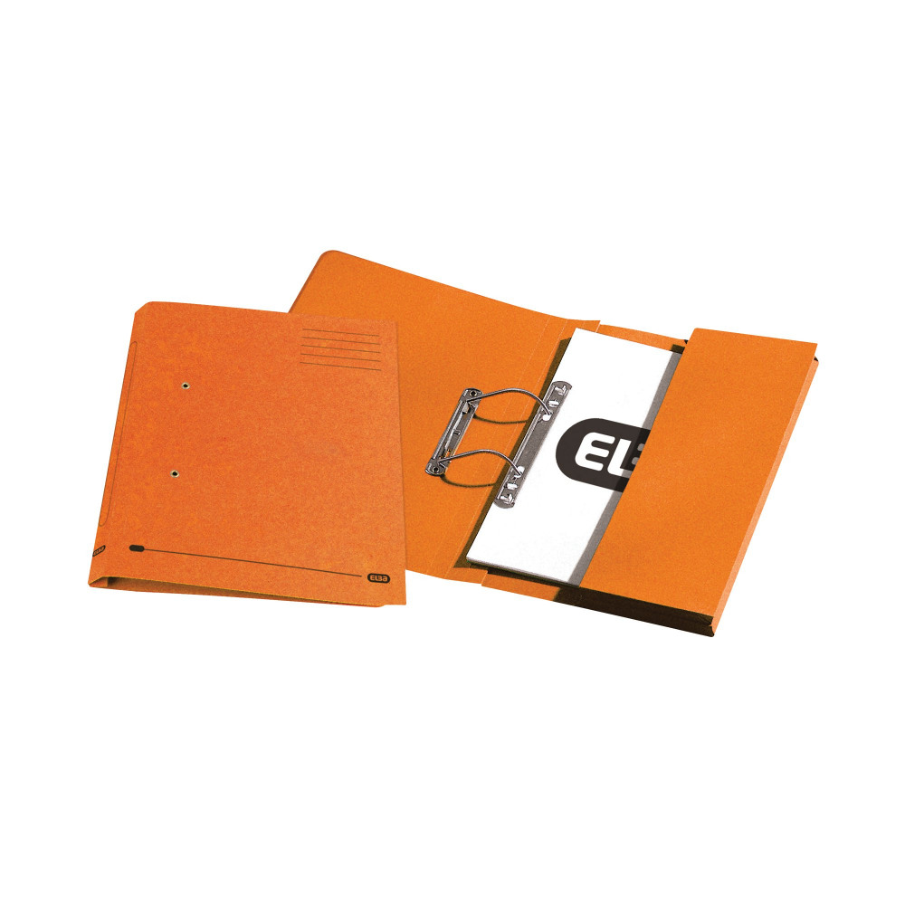 ELBA SPRING PKT FILE FC ORANGE PK25