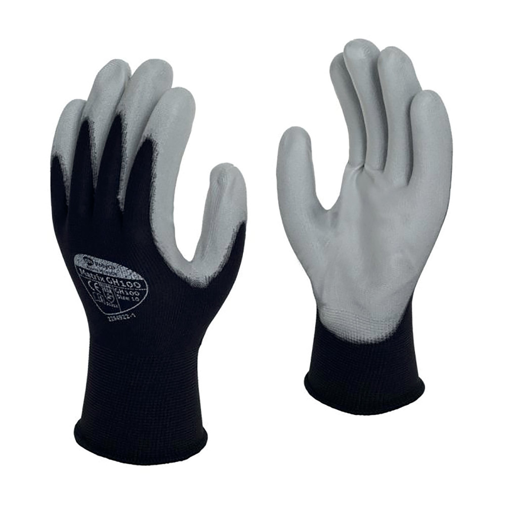 MATRIX GH100 PU PALM CTD GLOVE SZ 8