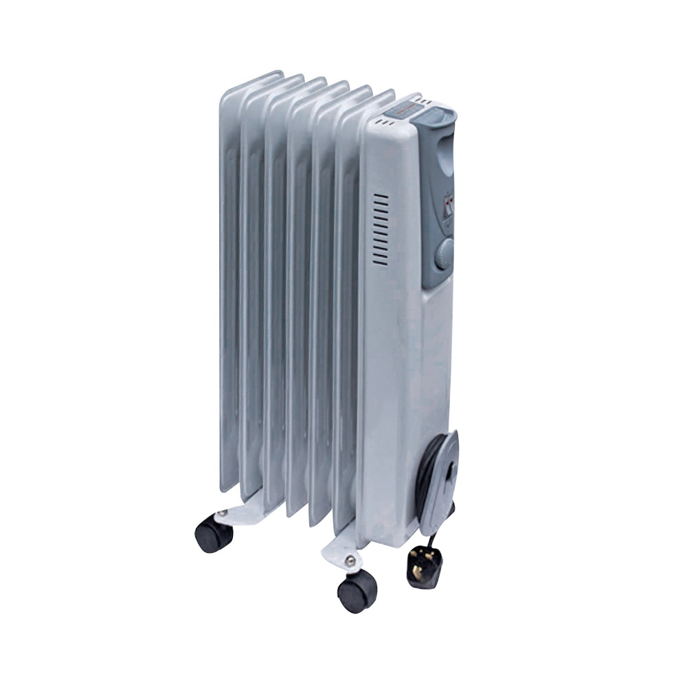 OIL-FILLED RADIATOR 1.5KW WHITE