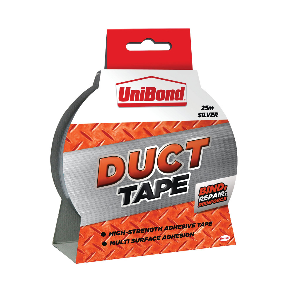 UNIBOND SILVER 50MMX25M DUCT TAPE