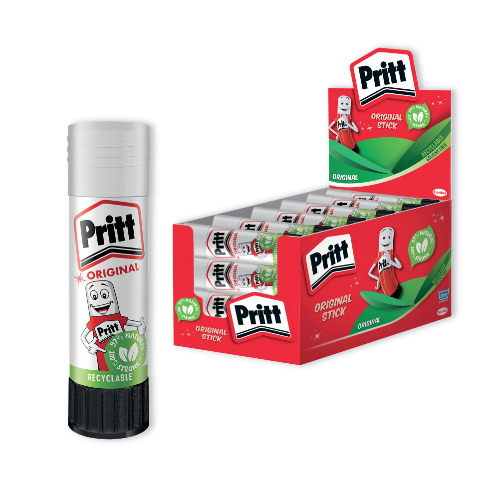 PRITT STICK MED 22G DISPLAY BOX PK24