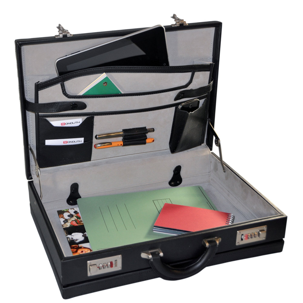 MONOLITH PVC EXPAND ATTACHE CASE BLK