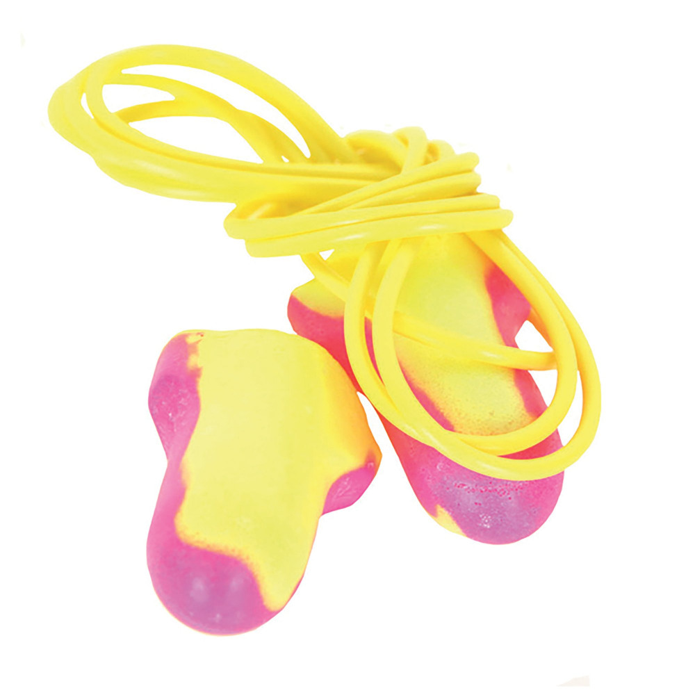 LASER LITE CORDED EARPLUG YLW PK100
