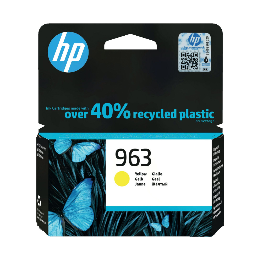 HP 3JA25AE 963 YELLOW INK CART