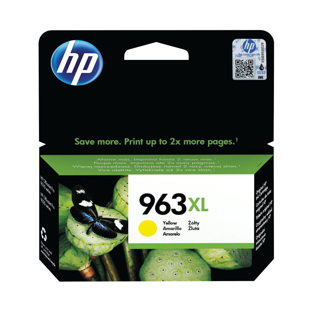HP 3JA29AE 963XL YELLOW INK CART
