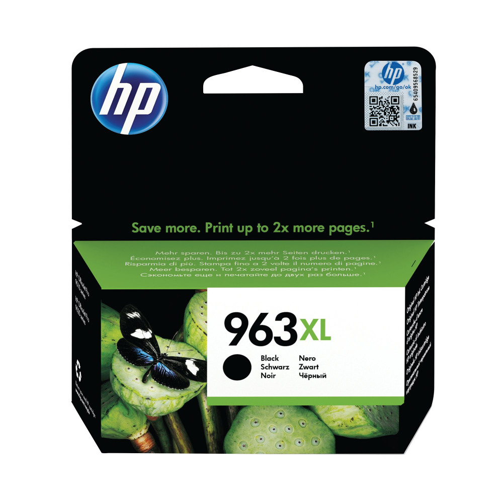 HP 3JA30AE 963XL BLACK INK CART