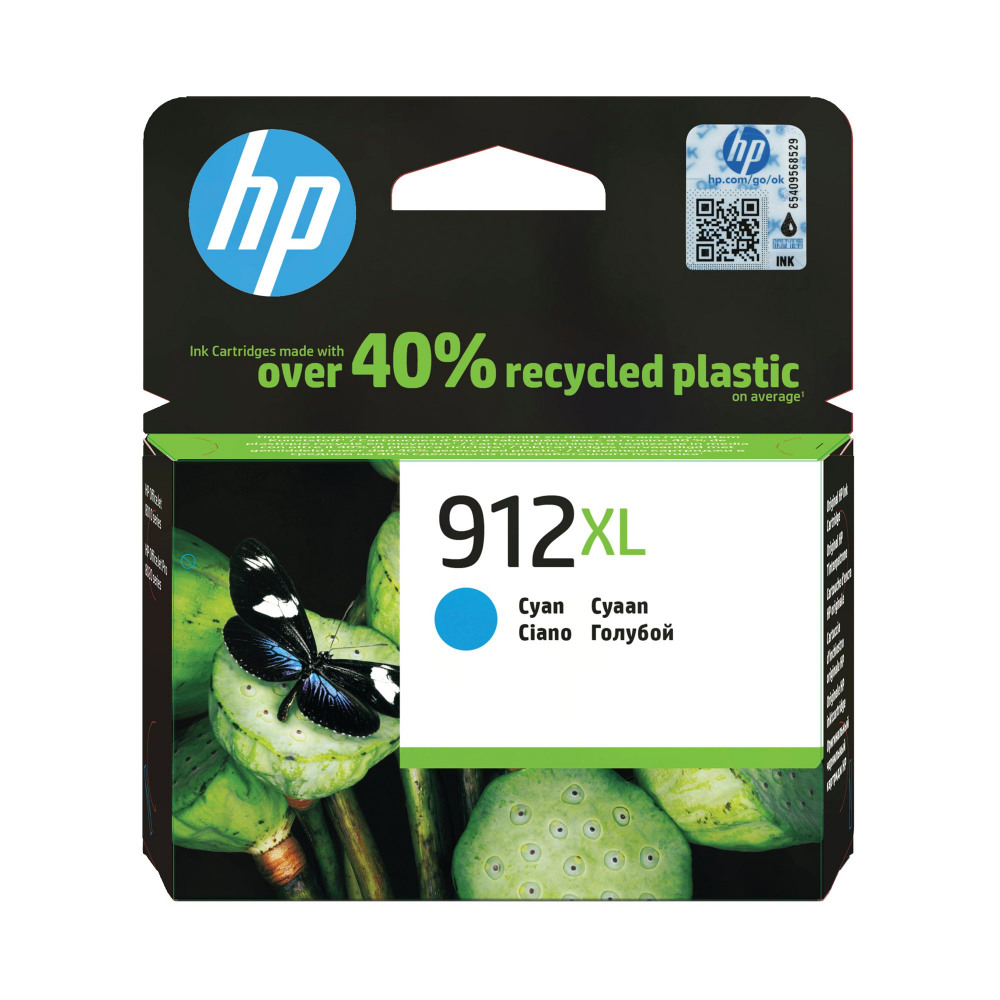 HP 3YL81AE 912XL CYAN INK CART 825 PAGES