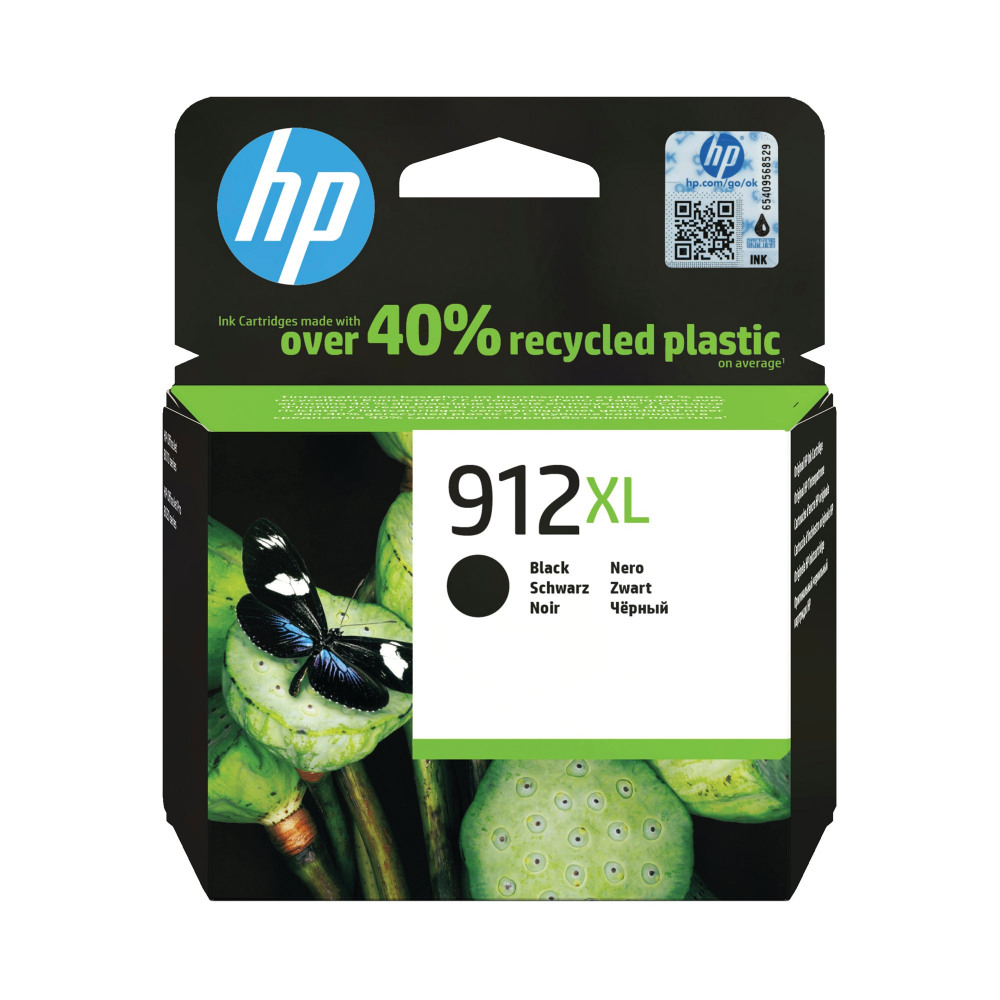 HP 3YL84AE 912XL BLACK INK CART 825 PAGE