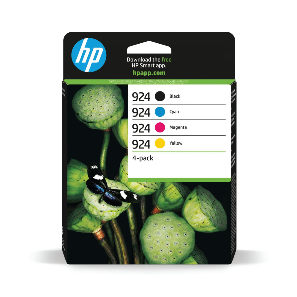 HP 6C3Z1NE NO 924 CMYK 4 PACK INKS