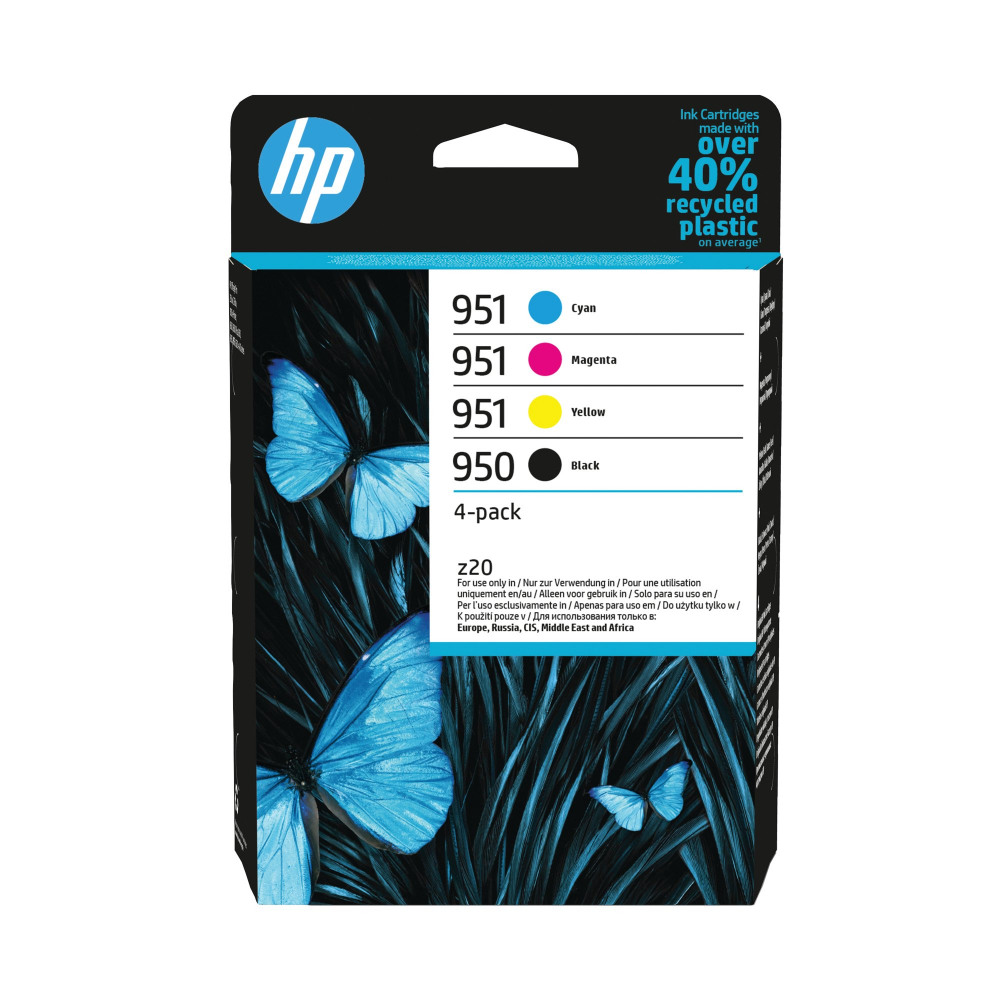HP 6ZC65AE 950 951 CMYK COMBO 4 PACK